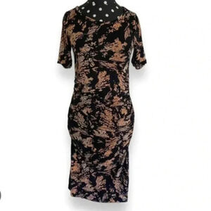 Isabella Oliver for pea in the pod ruched jersey dress size 3